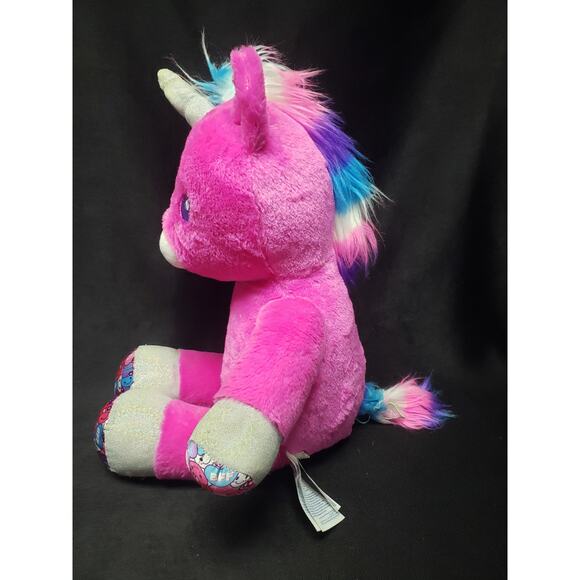 Build A Bear Candy Hearts Girl Power XOXO BFF Heart Unicorn Plush Stuffed Animal - Picture 2 of 9